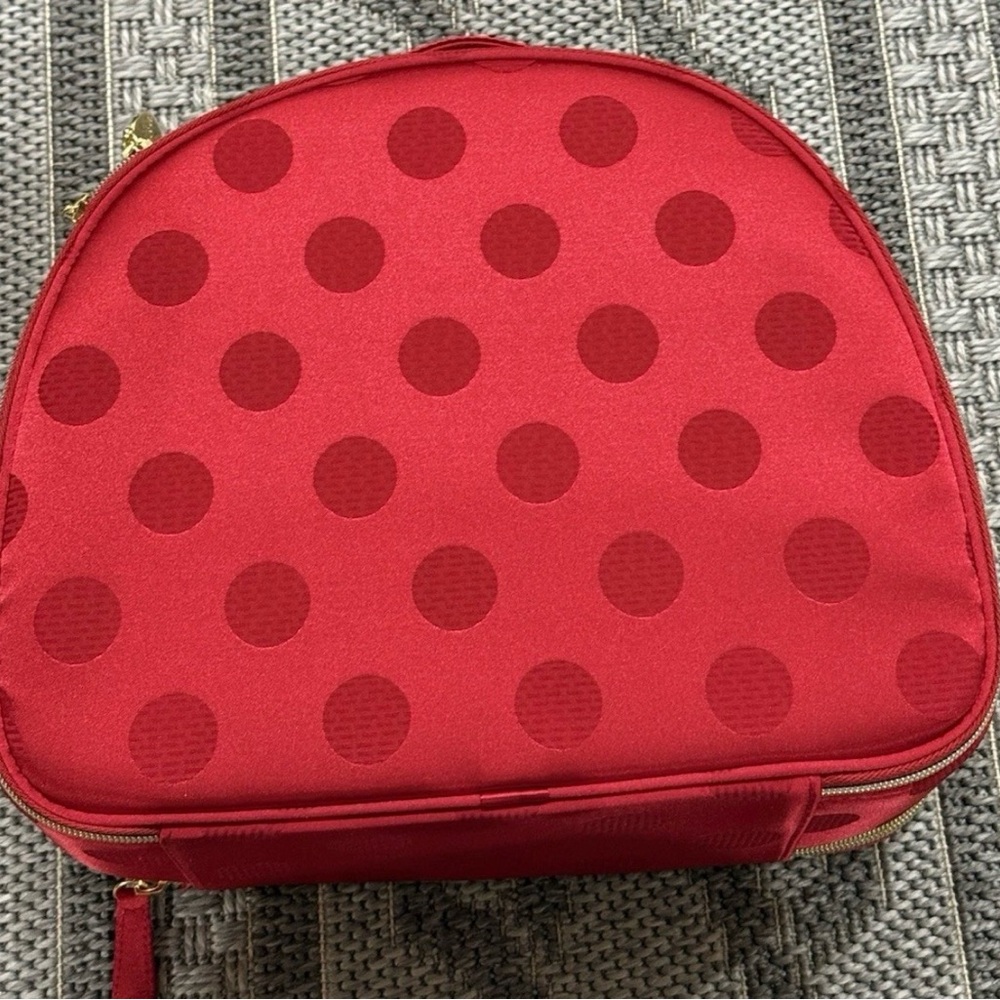 Estée Lauder makeup and polka dot train case - Picture 2 of 3